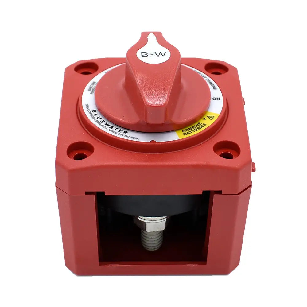 Bluewater Off/On Combine Battery Switch w/o Base - Surface Mount - Red [9800-011-11] - Battery Management