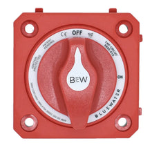Bluewater On/Off 4 Post Dual Circuit Battery Switch w/o Base - Panel Mount - Red [9800-010-10] - Battery Management