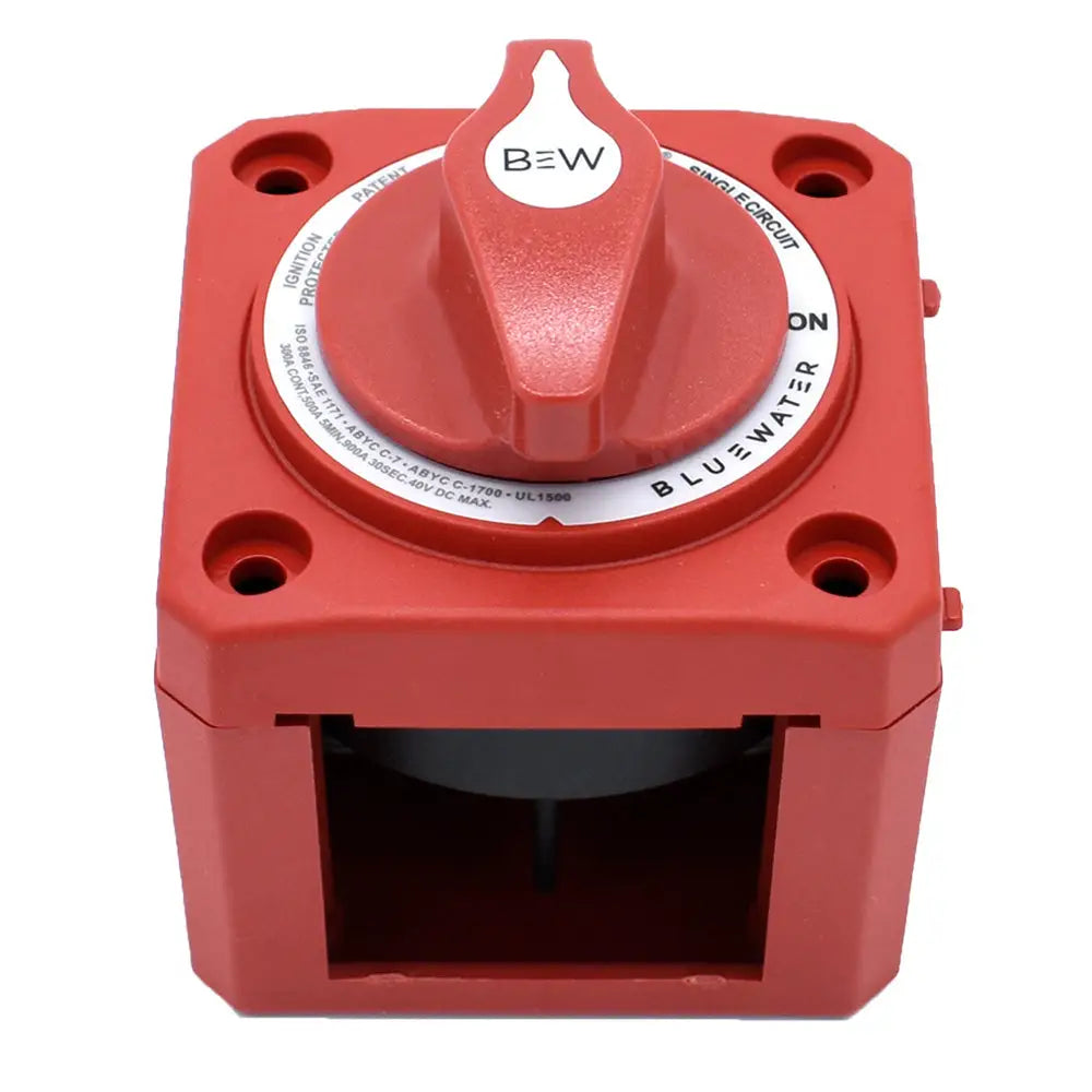 Bluewater On/Off Switch Battery Switch - Surface Mount - Red [9800-006-11] - Battery Management