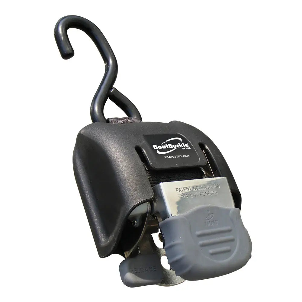 BoatBuckle G2 Retractable Transom Tie-Down - 2’’-43’’ - Pair - Stainless Steel [F14256] - Tie-Downs