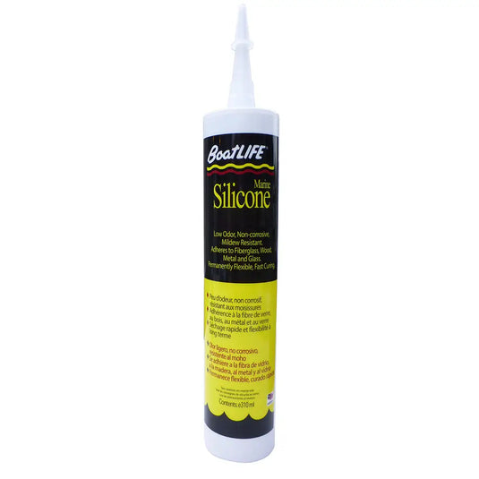White Silicone Rubber Sealant BoatLIFE Cartridge - Adhesives/Sealants/Tapes