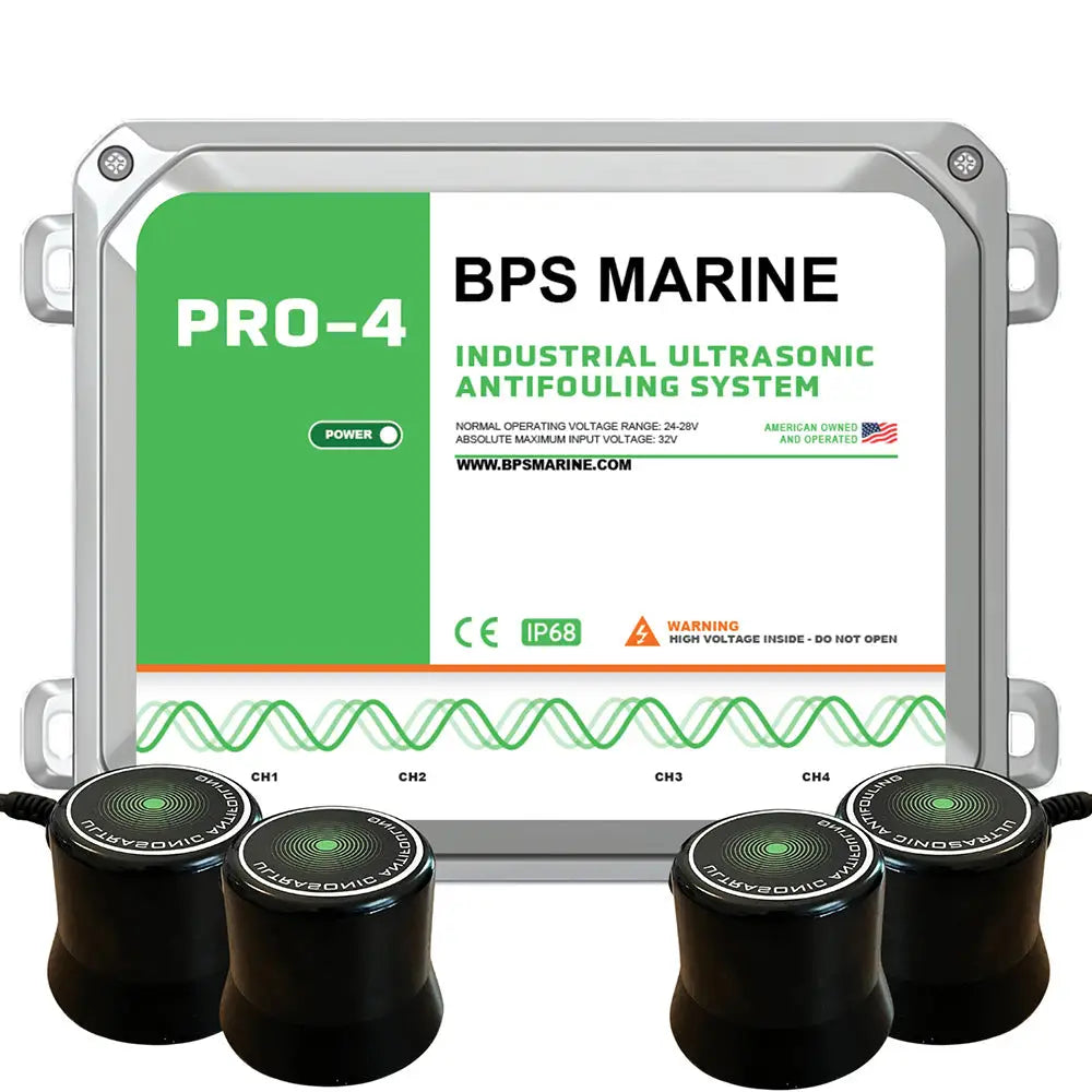 BPS Marine PRO-4 4-Transducer Ultrasonic Antifouling System - 24VDC [24V-PRO-4] - Antifouling Systems