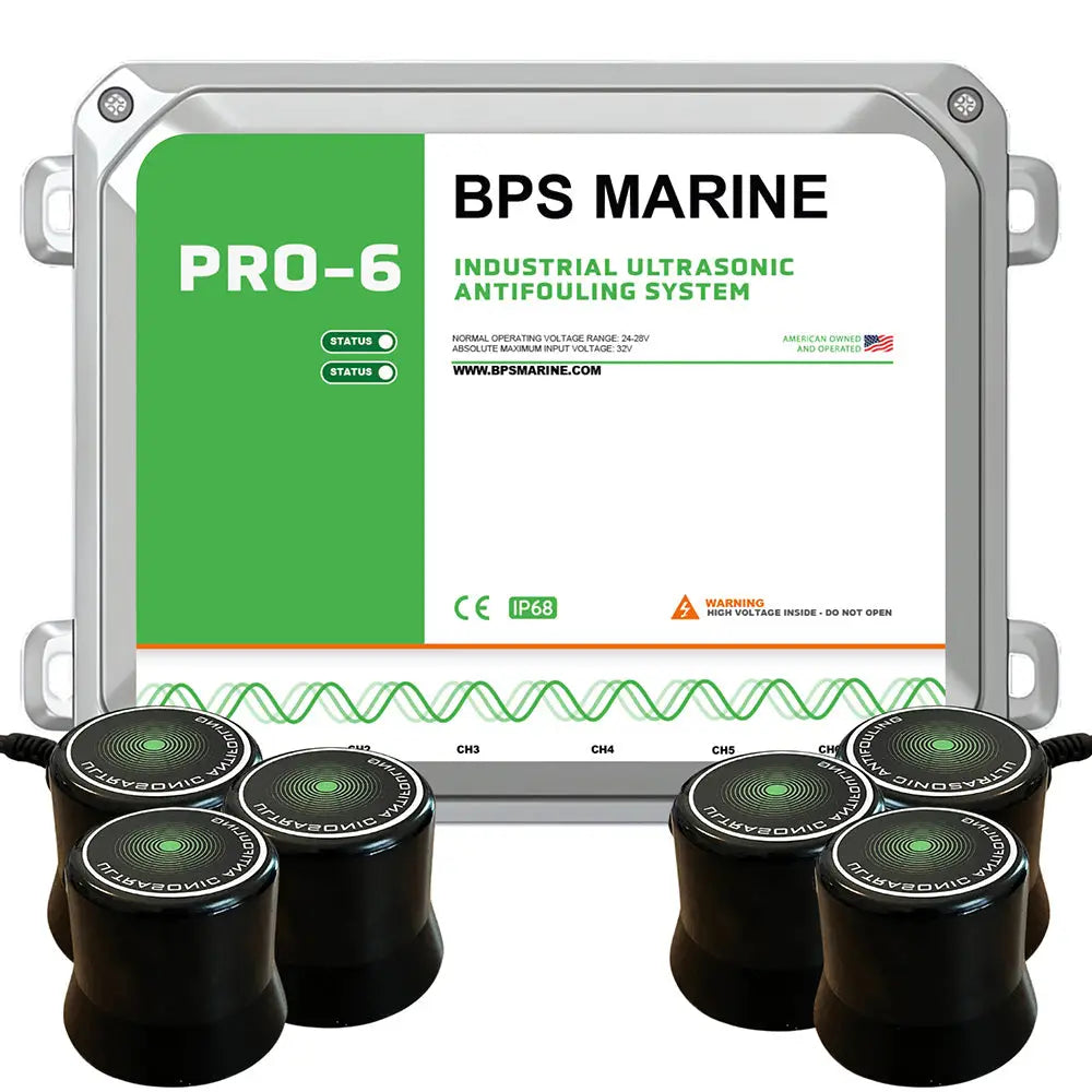 BPS Marine PRO-6 6-Transducer Ultrasonic Antifouling System - 24VDC [24V-PRO-6] - Antifouling Systems
