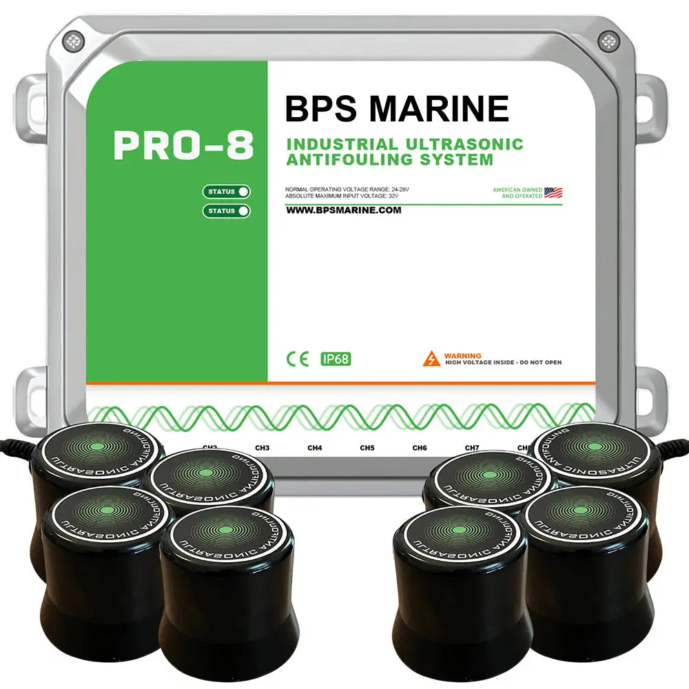 BPS Marine PRO-8 8-Transducer Ultrasonic Antifouling System - 24VDC [24V-PRO-8] - Antifouling Systems
