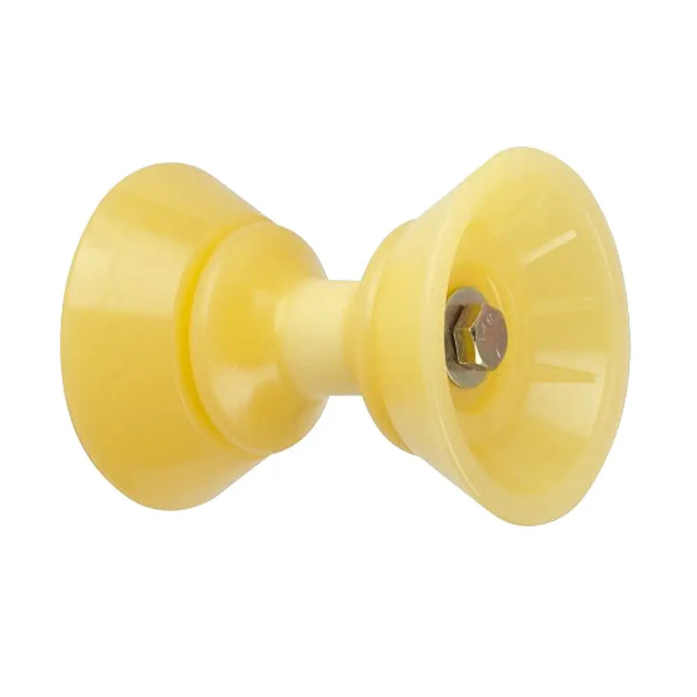 C.E. Smith 3’’ Bow Bell Roller Assembly - Yellow TPR [29300] - Rollers & Brackets