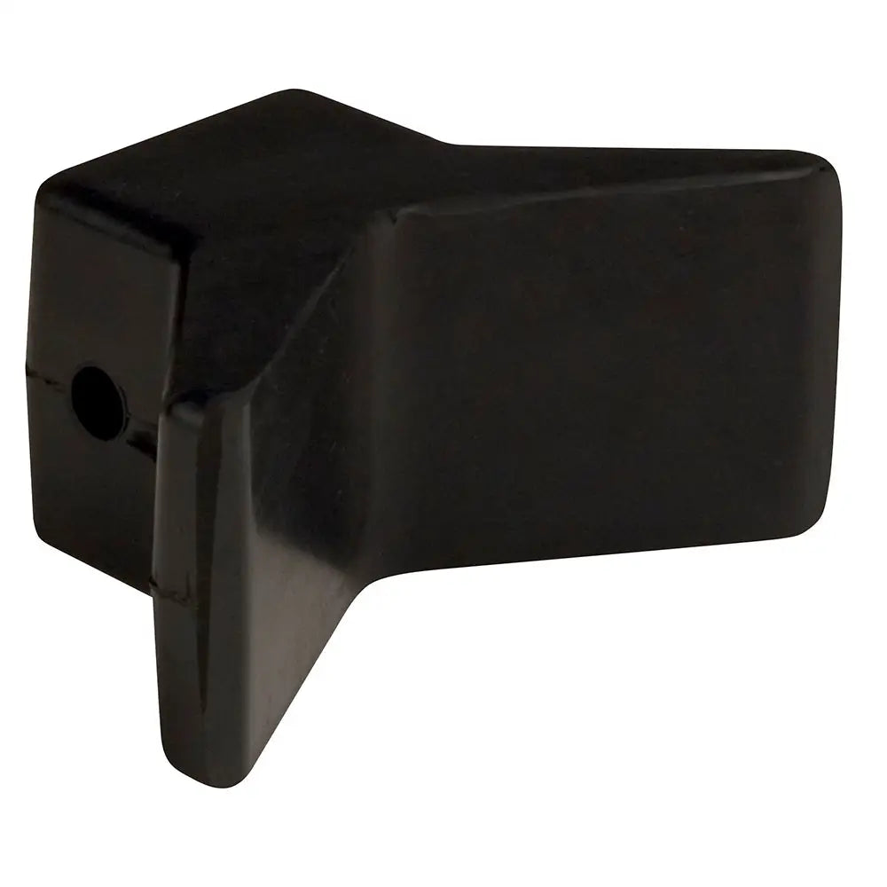 C.E. Smith Bow Y-Stop - 3’’ x 3’’ - Black Natural Rubber [29551] - Rollers & Brackets