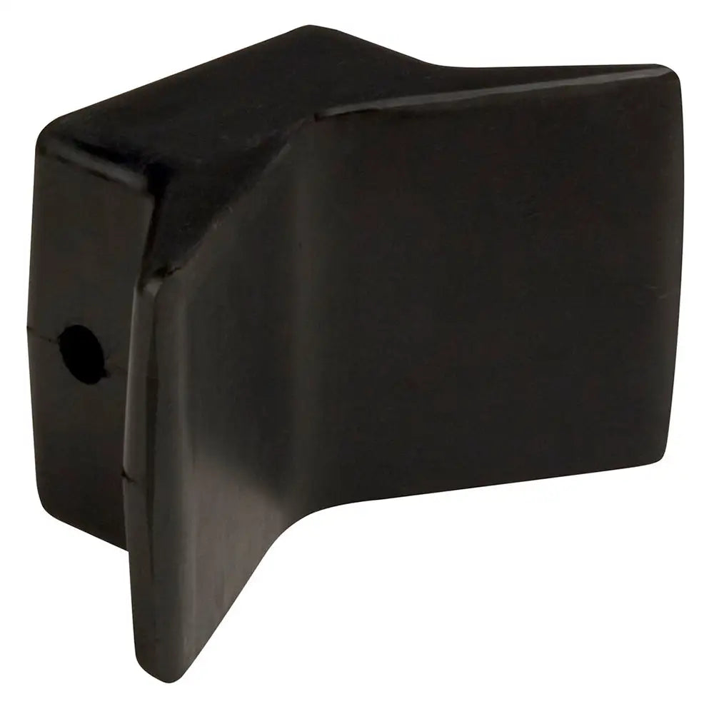 C.E. Smith Bow Y-Stop - 4’’ x 4’’ - Black Natural Rubber [29550] - Rollers & Brackets