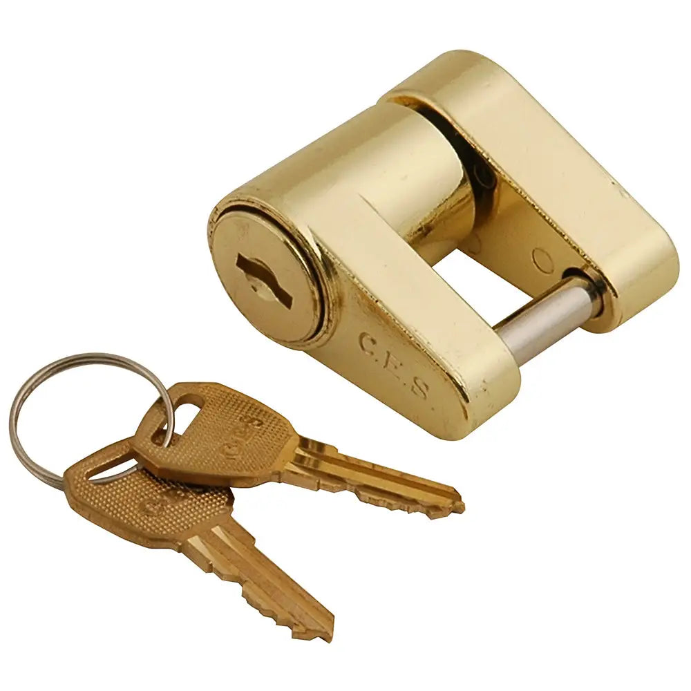 C.E. Smith Brass Coupler Lock [00900-40] - Hitches & Accessories