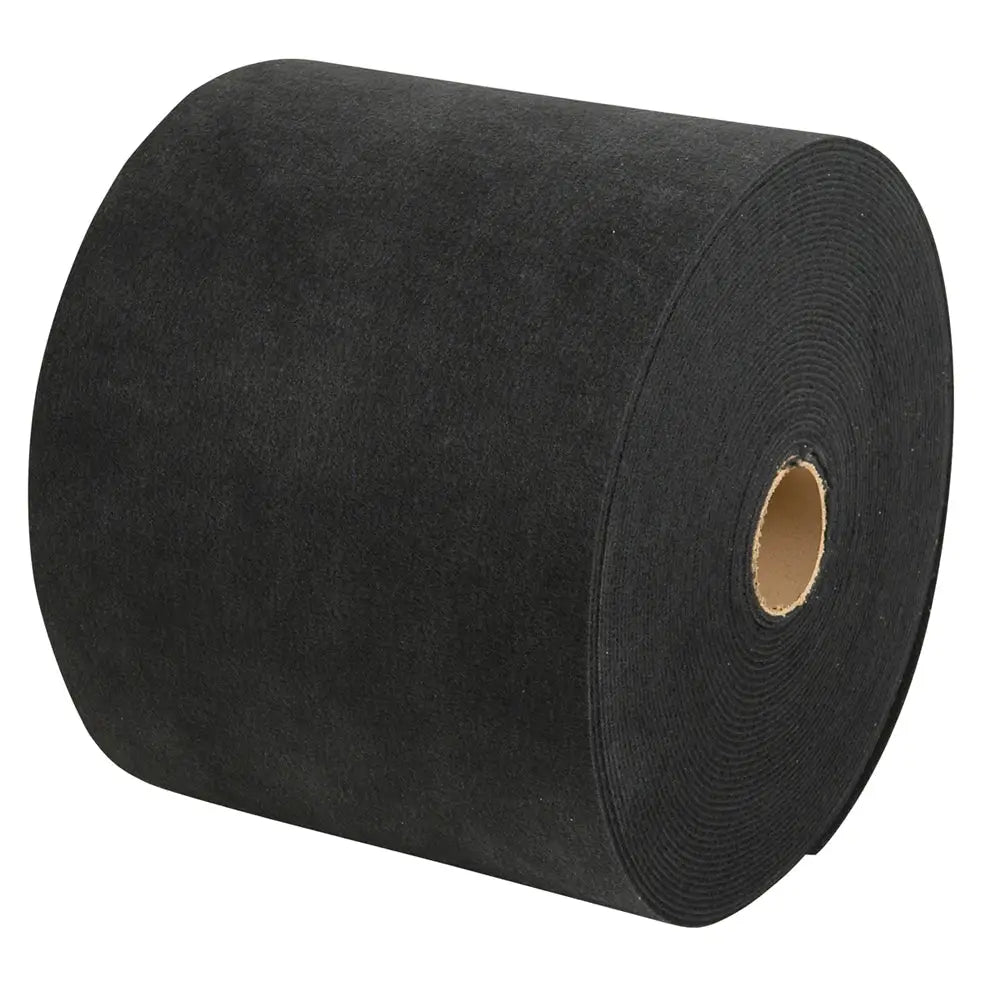 C.E. Smith Carpet Roll - Black - 18’’W x 18’L [11349] - Rollers & Brackets