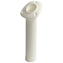 C.E. Smith Flush Mount 30 Degree Nylon Rod Holder - White [55120A] - Rod Holders
