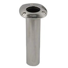C.E. Smith Flush Mount Rod Holder - Degree - Black Liner w/Drain - No Logo [53670CNA] - Rod Holders