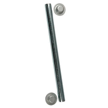 C.E. Smith Package Roller Shaft 1/2’’ x 5-1/4’’ w/Cap Nuts - Zinc [10700A] - Rollers & Brackets
