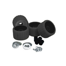 C.E. Smith Ribbed Roller Replacement Kit - 4 Pack - Black [29210] - Rollers & Brackets