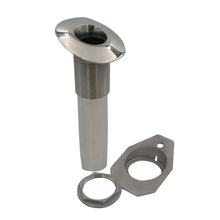 C.E. Smith Screwless Flush Mount Rod Holder - 15 Degree - Black Liner - No Logo [53677] - Rod Holders