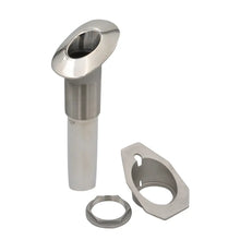 C.E. Smith Screwless Flush Mount Rod Holder - 30 Degree - Black Liner - No Logo [53678] - Rod Holders