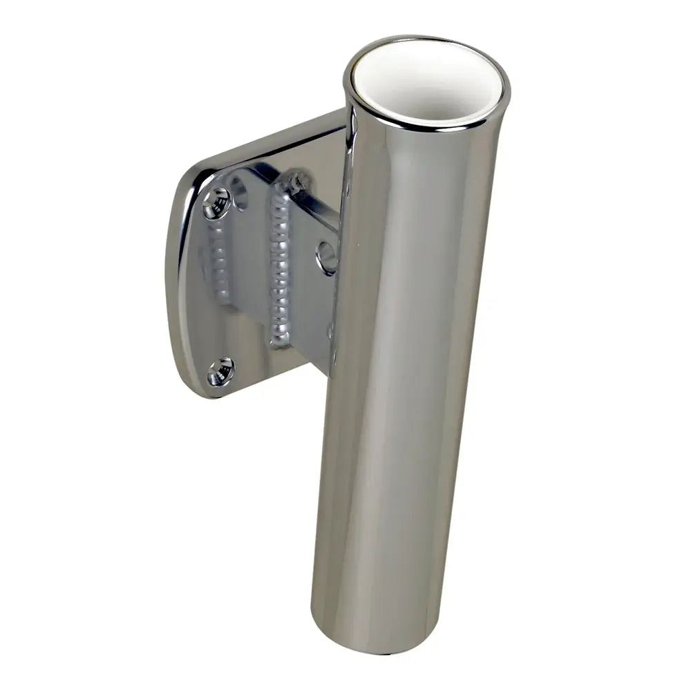 C.E. Smith Single Aluminum 5 Degree Transom Mount Rod Holder [53750] - Rod Holders