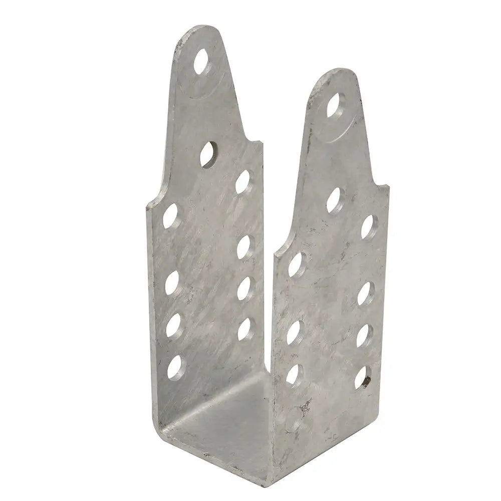 C.E. Smith Strap Bent Channel Upright Short Galvanized Bracket - 9’’ [250-021786-10EZ] - Rollers & Brackets