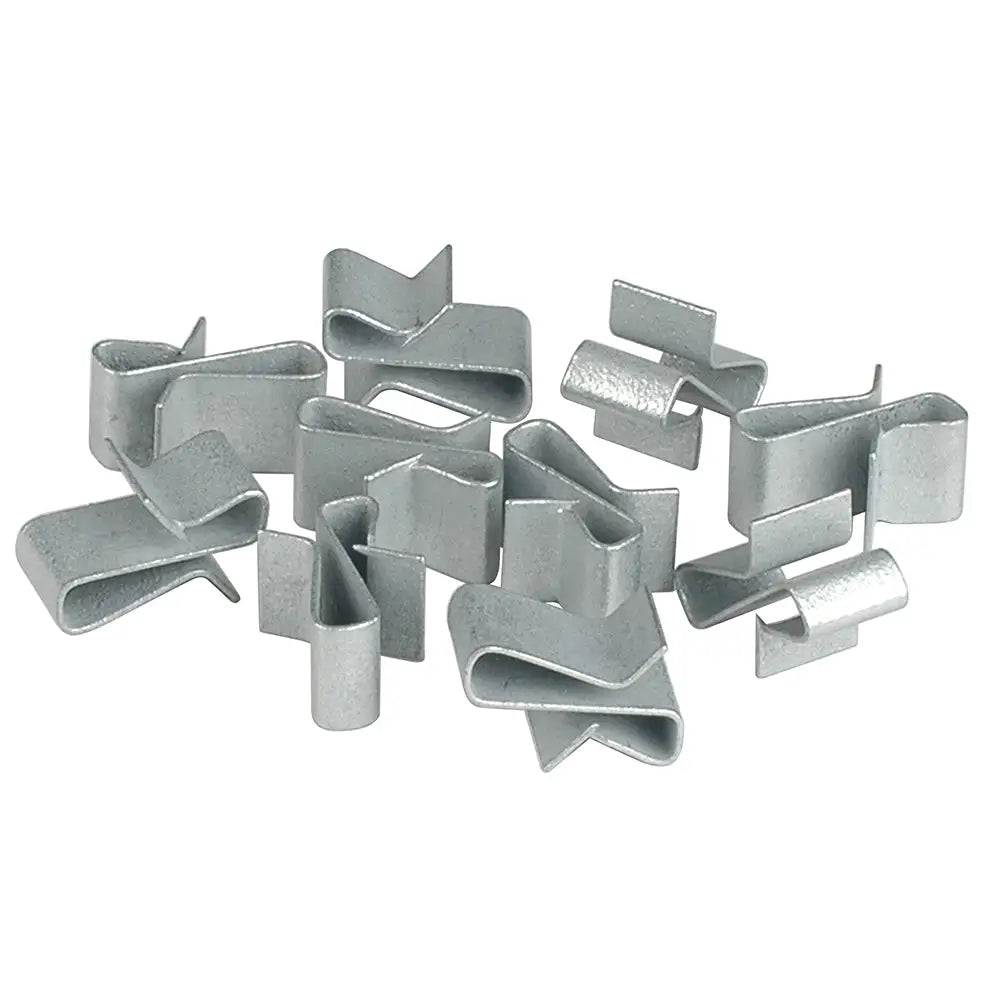 C.E. Smith Trailer Frame Clips - Zinc - 3/8’’ Wide - 10-Pack [16867A] - Rollers & Brackets
