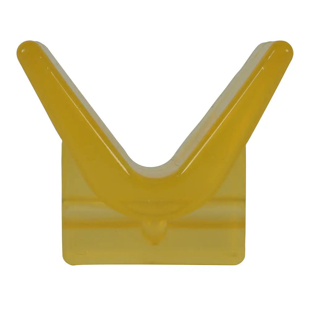 C.E. Smith Y-Stop 3’’ x 3’’ - 1/2’’ ID Yellow PVC [29554] - Rollers & Brackets