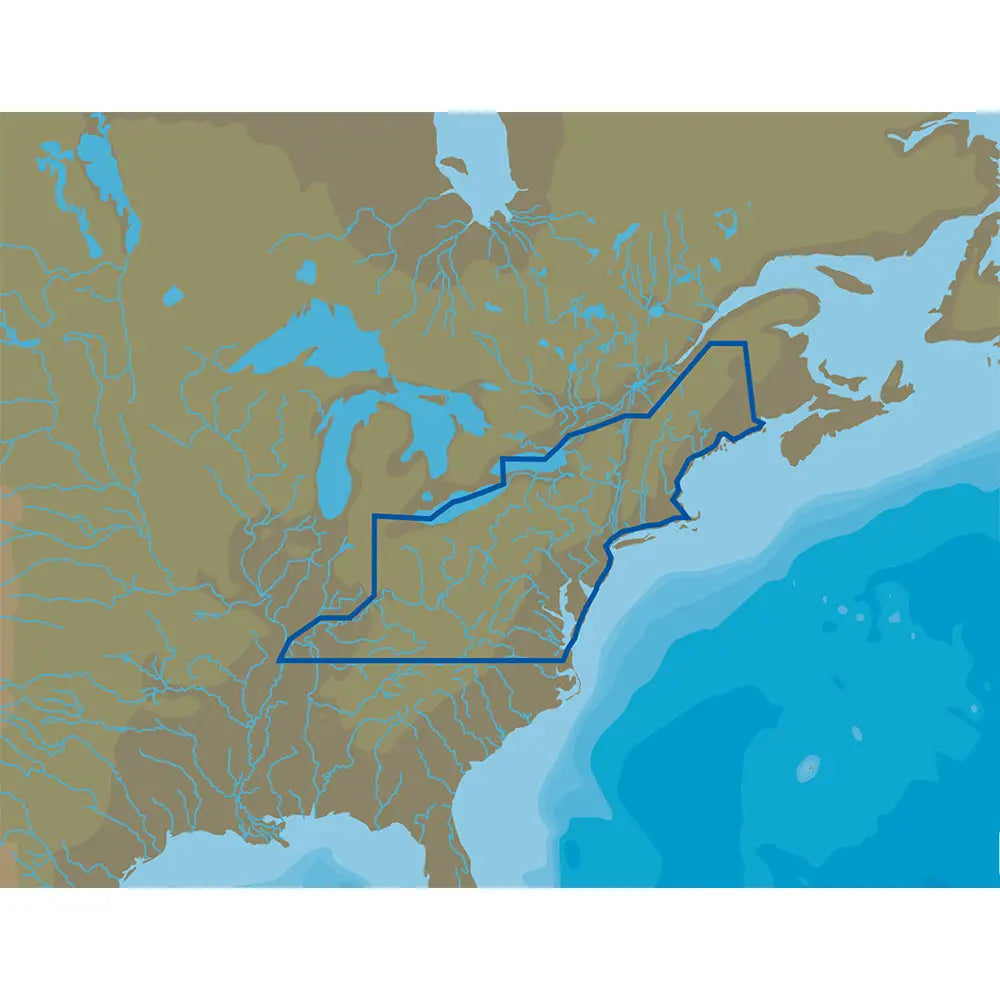 C-MAP 4D Lakes NA-D073 North East [M-NA-D073-MS] - C-Map 4D