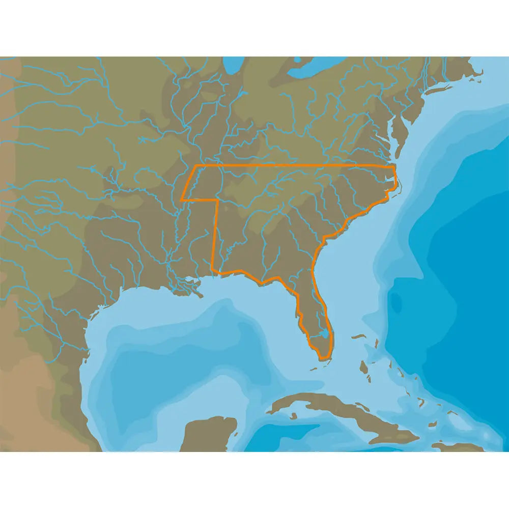 C-MAP 4D Lakes NA-D074 South East [M-NA-D074-MS] - C-Map 4D