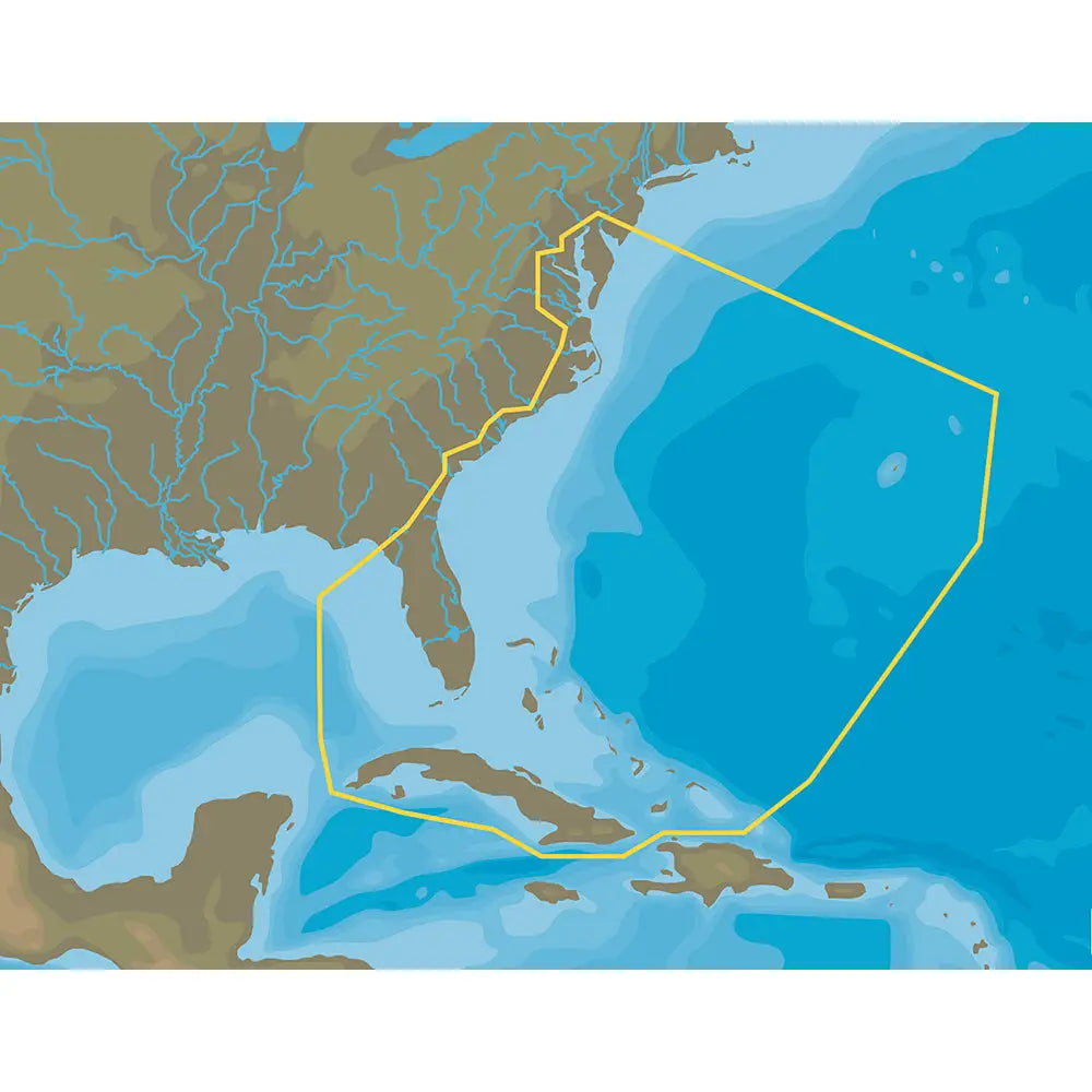 C-MAP 4D microSD SD card Chesapeake Bay to Cuba NA-063 - C-Map 4D