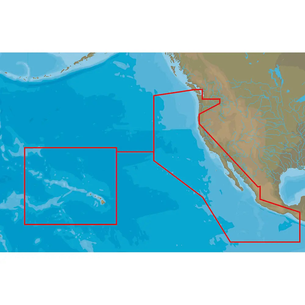 C-MAP 4D NA-D024 - USA West Coast & Hawaii - Full Content [M-NA-D024-MS] - C-Map 4D