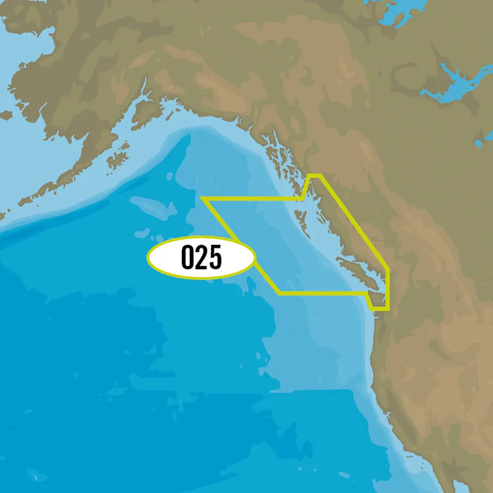 C-MAP 4D NA-D025 - Canada West Including Puget Sound [M-NA-D025-MS] - C-Map 4D