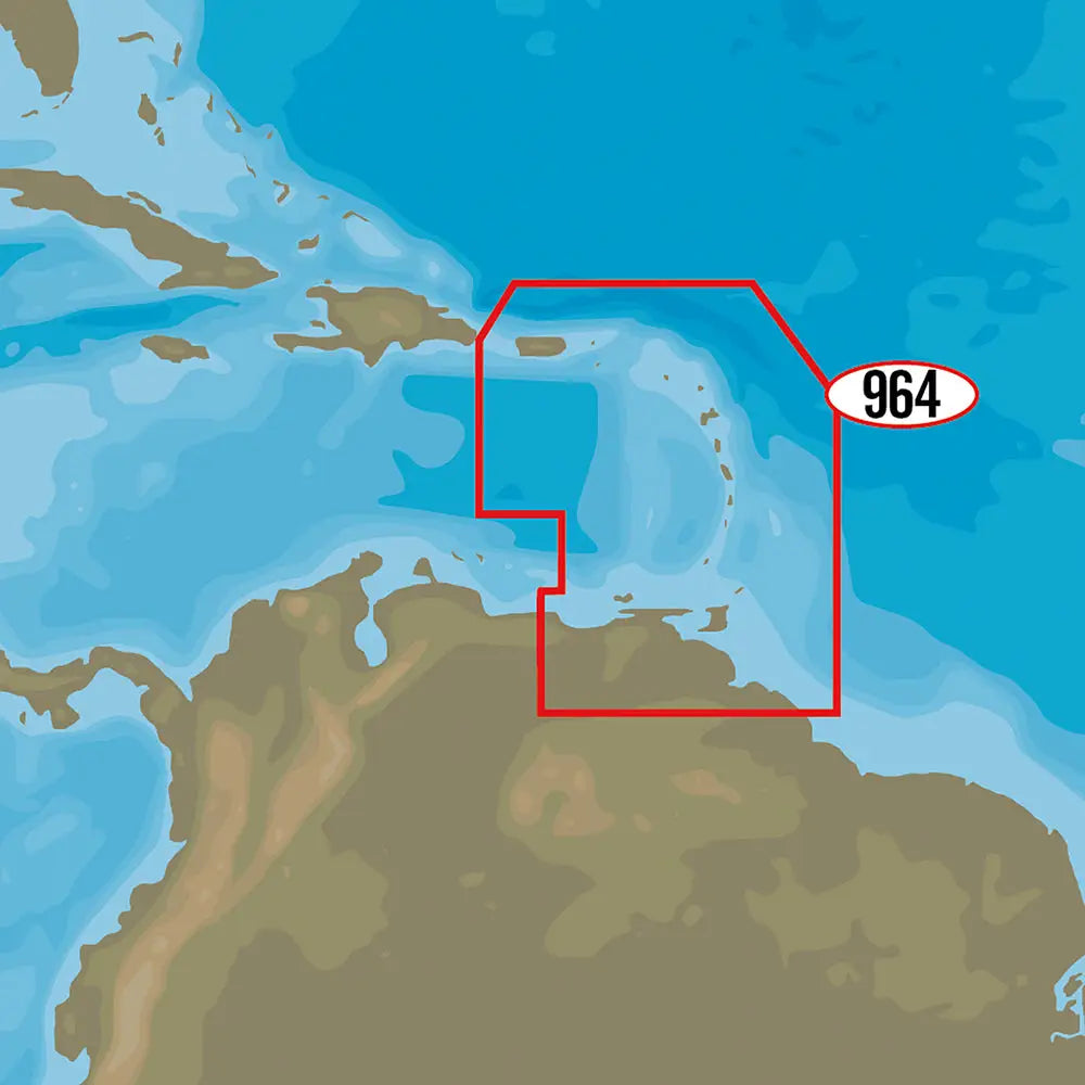 C-MAP 4D NA-D964 - Puerto Rico to Rio Orinoco Local [M-NA-D964-MS] - C-Map 4D