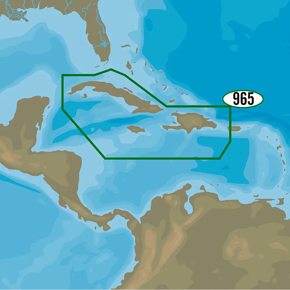 C-MAP 4D NA-D965 - Cuba Dominican Republic Caymans & Jamaica [M-NA-D965-MS] - C-Map 4D