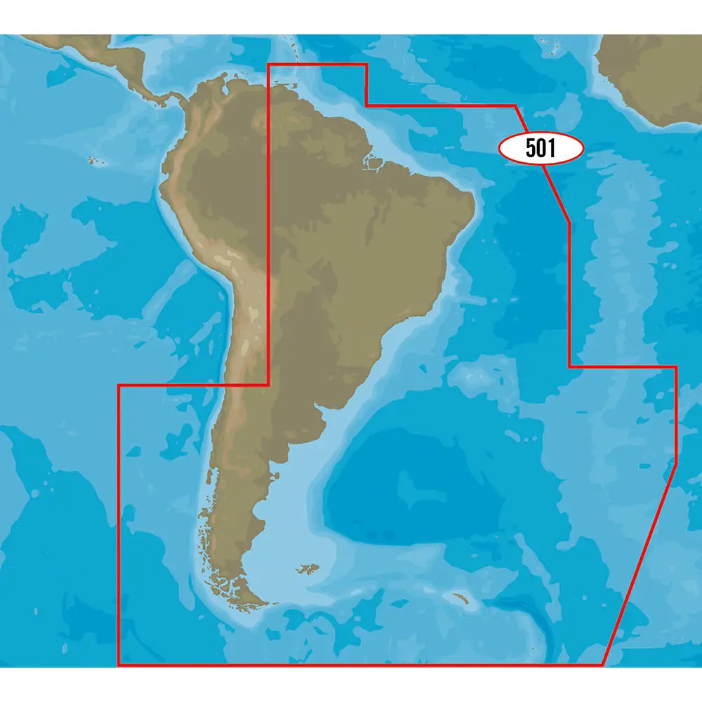 Gulf of Paria to Cape Horn C-MAP 4D SA-D501 Chart - C-Map 4D
