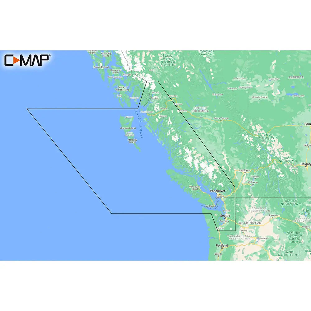 C-MAP M-NA-Y207-MS Columbia Puget Sound REVEAL Coastal Chart [M-NA-Y207-MS] - C-Map Reveal