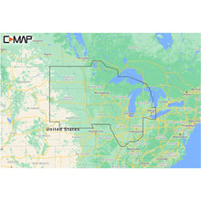 C-MAP M-NA-Y212-MS US Lakes North Central REVEAL Inland Chart [M-NA-Y212-MS] - C-Map Reveal