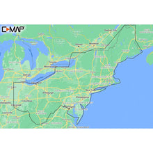 C-MAP M-NA-Y213-MS US Lakes East REVEAL Inland Chart [M-NA-Y213-MS] - C-Map Reveal