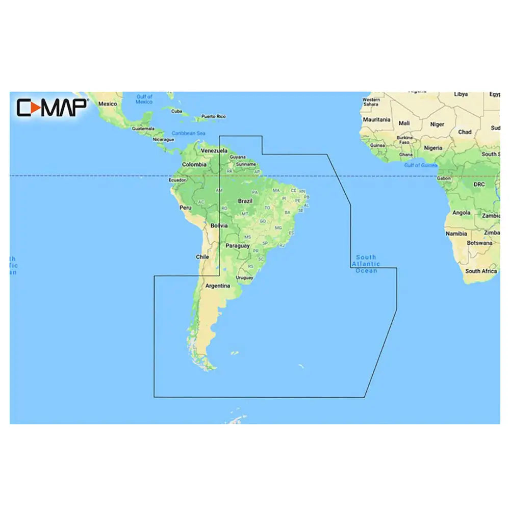 C-MAP REVEAL Chart - South America - East Coast [M-SA-Y501-MS] - C-Map Reveal