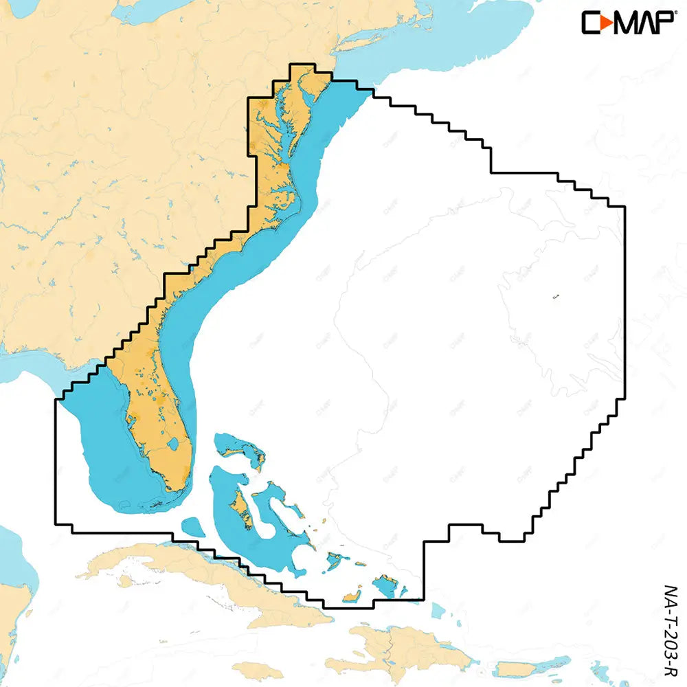 C-MAP REVEAL X - Chesapeake Bay to the Bahamas [M-NA-T-203-R-MS] - C-Map Discover x / Reveal X