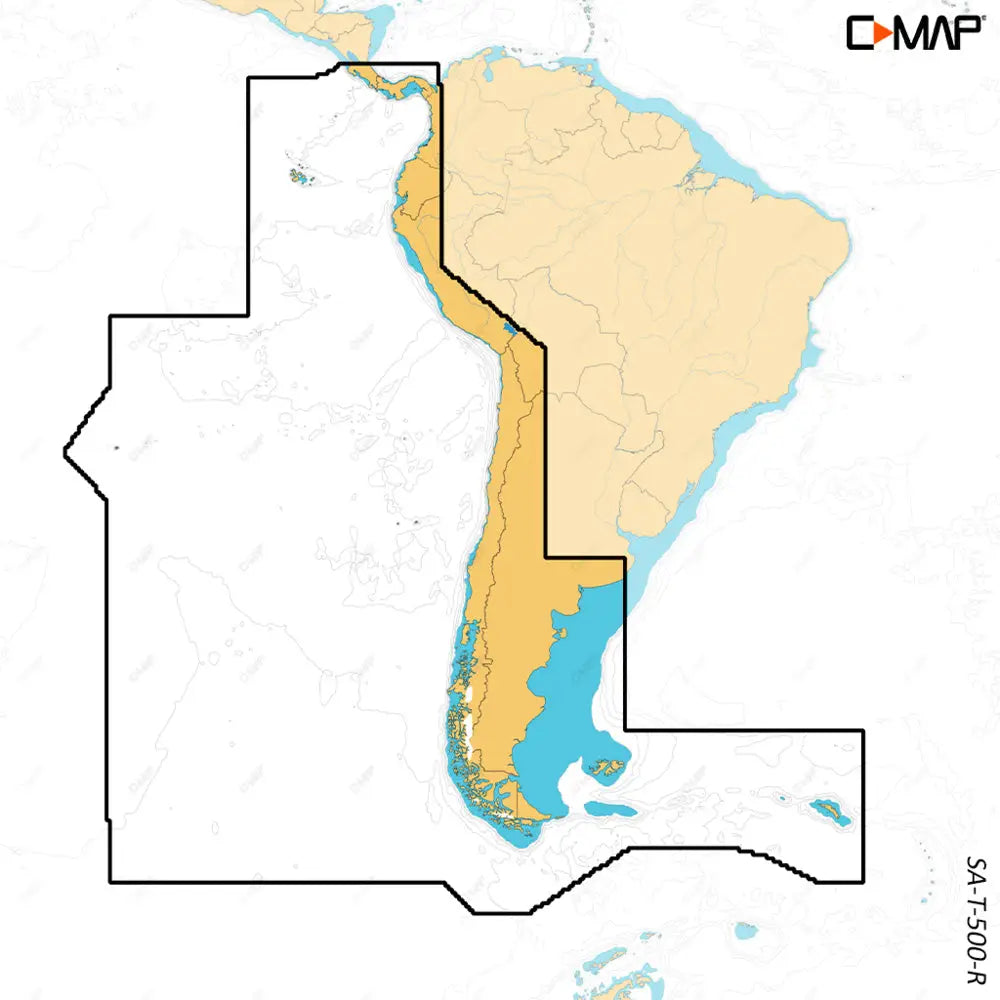 C-MAP REVEAL X - Costa Rica Chile Falklands [M-SA-T-500-R-MS] - C-Map Discover x / Reveal X