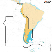 C-MAP REVEAL X - Costa Rica Chile Falklands [M-SA-T-500-R-MS] - C-Map Discover x / Reveal X