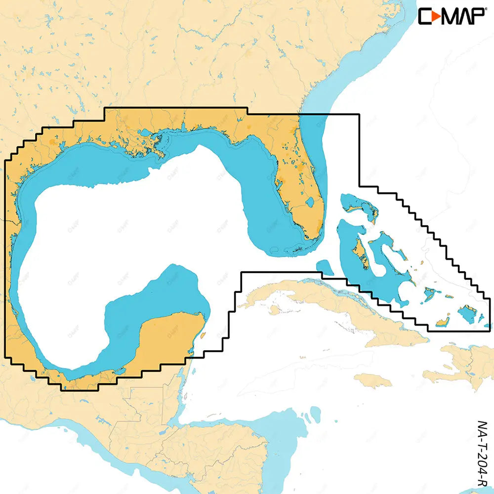 Bahamas Gulf of Mexico C-MAP REVEAL X Simrad NSX Charts - C-Map Discover x / Reveal X