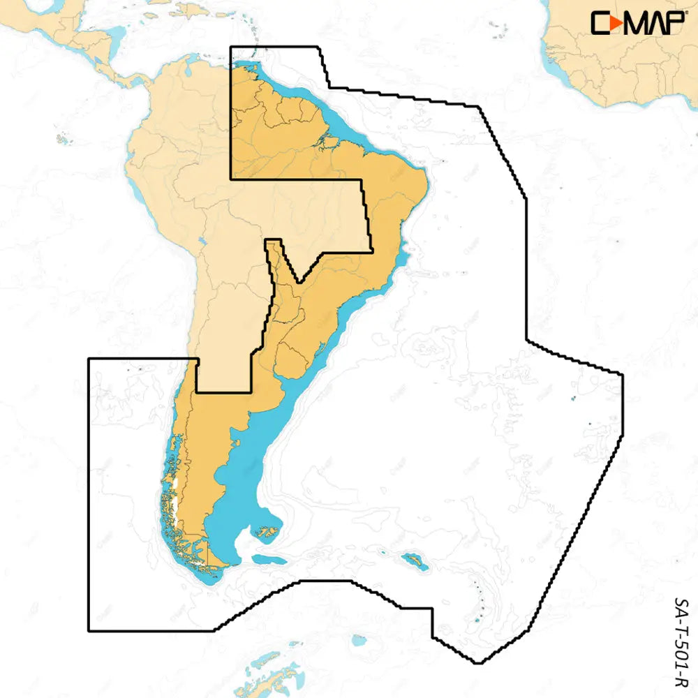 C-MAP REVEAL X - Gulf of Paria to Cape Horn [M-SA-T-501-R-MS] - C-Map Discover x / Reveal X