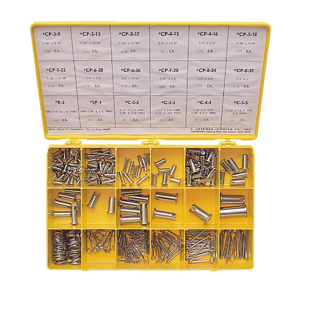 C. Sherman Johnson Cotter Ring Clevis Pin Parts Kit [37-503] - Shackles/Rings/Pins