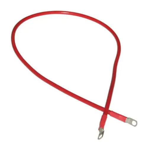 Cable 2awg Red 4’ 3/8 Ring - Aftermarket