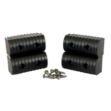 Caliber BunkWrap End Cap 2x4’’ Black Accessory Kit w/Stainless Steel Hardware *4-Pack [23051-BK] - Rollers & Brackets