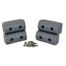 Caliber BunkWrap End Cap 2x4’’ Grey Accessory Kit w/Stainless Steel Hardware *4-Pack [23051] - Rollers & Brackets