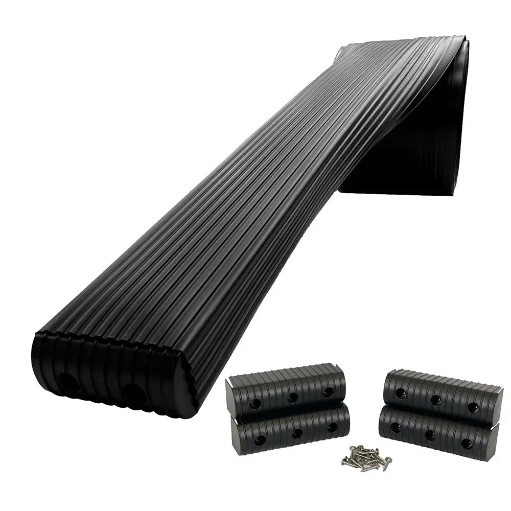 Caliber BunkWrap Kit - Black 16’ x 2’’ x 6’’ Roll + 4 Caps + HRDW Roll + 4 Endcaps Stainless Steel Hardware [23052-BK]