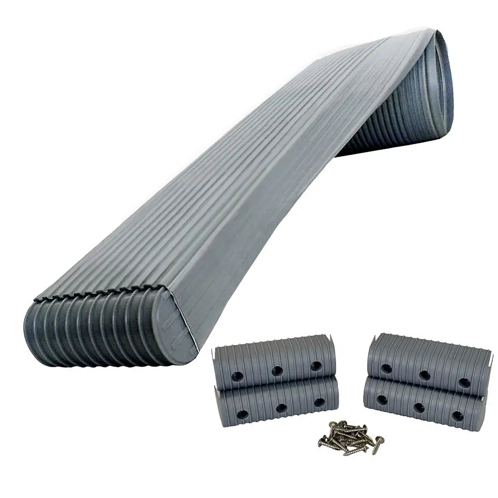 Caliber BunkWrap Kit - Grey 16’ x 2’’ x 6’’ Roll + 4 Caps + HRDW Roll + 4 Endcaps Stainless Steel Hardware [23052]