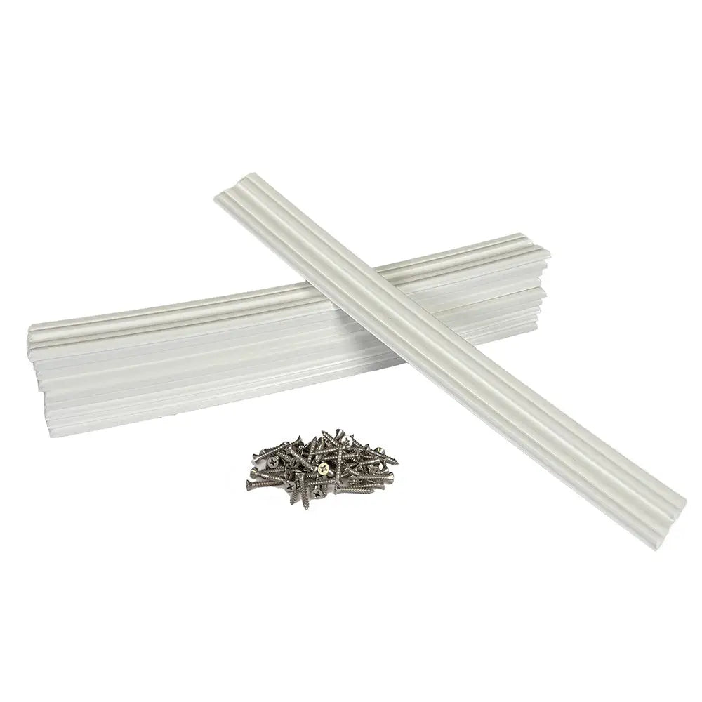 Caliber Marine Slides 1.5’’x15’’ White *10-Pack [23031] - Rollers & Brackets