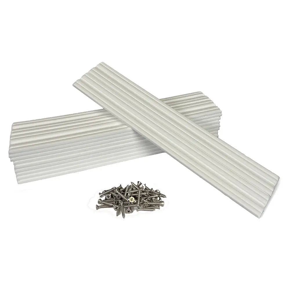 Caliber Marine Slides 3’’x15’’ White *10-Pack [23011] - Rollers & Brackets