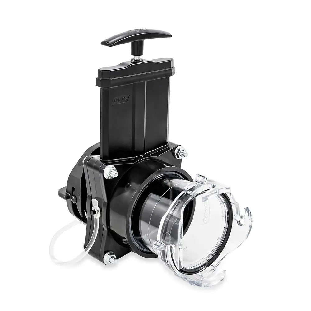 Camco 3’’ Gate Valve w/3.5’’ Clear Extension Cap [39050] - Sanitation