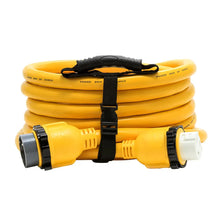 Camco 50 Amp Power Grip Marine Extension Cord - 25 M-Locking/F-Locking Adapter [55621] - Shore Power